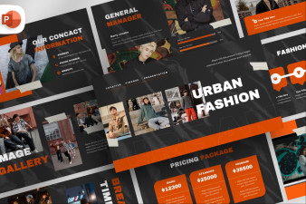 Urban Fashion Presentation Template